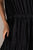 Vestido largo en viscosa, Color Negro