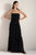 Vestido largo en viscosa, Color Negro
