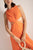 Vestido largo en lino, Color Coral